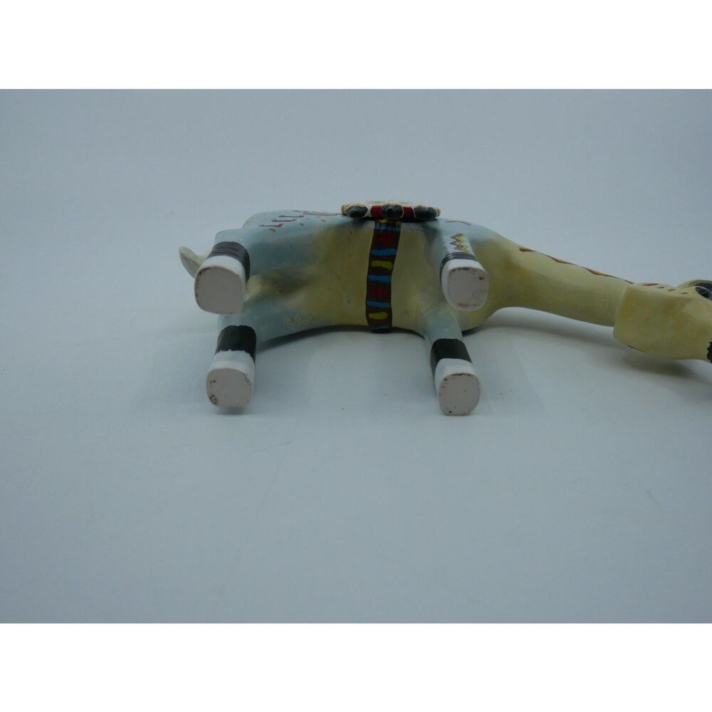 Robert Shields Story Teller Painted Horse Figure 4" Tall Dreamcatcher Arrow - Picture 13 of 16